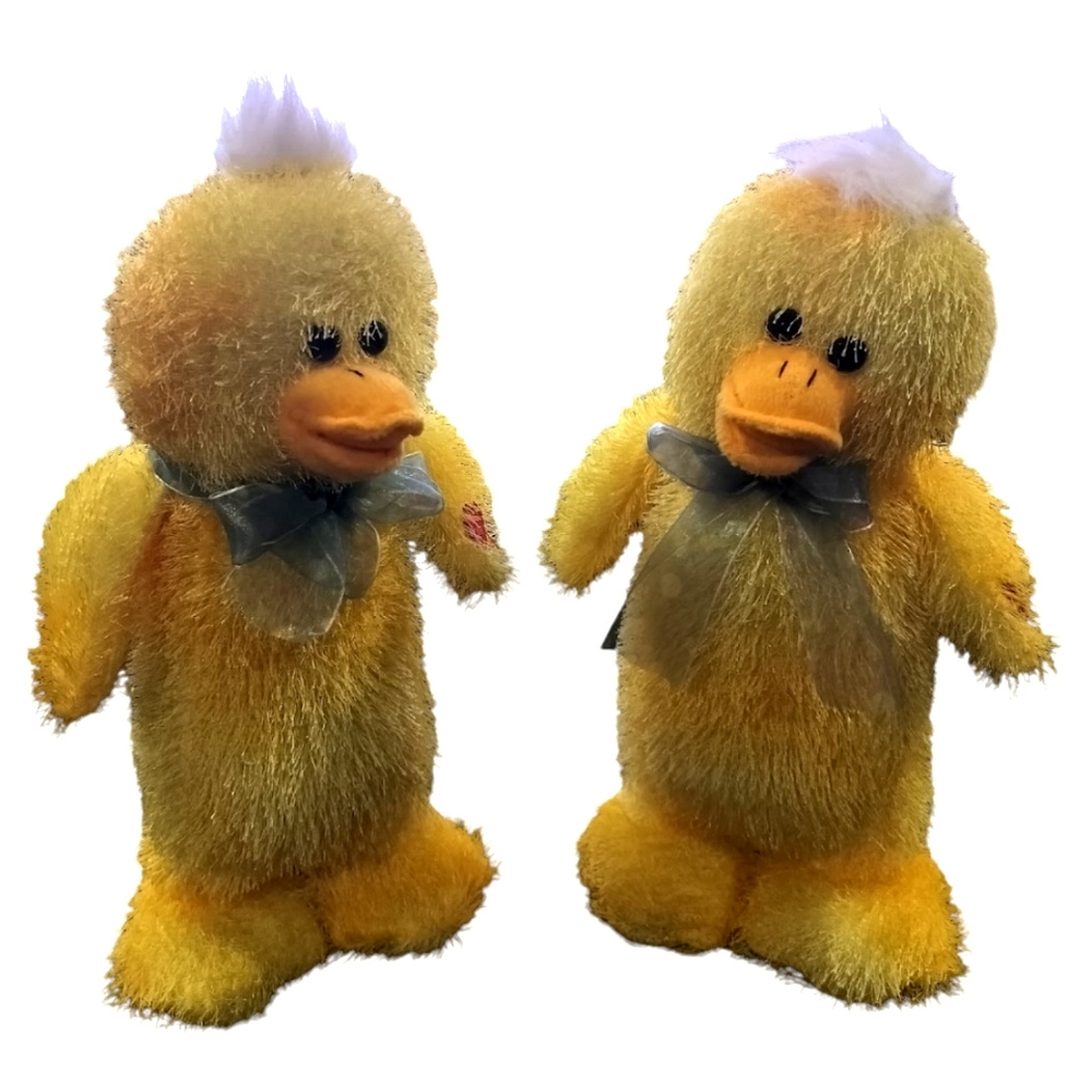 Two Vintage Willie Jumping Duck Toy
